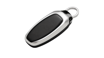 Sleek Key Design on Transparent Background
