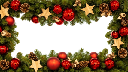 christmas wreath with red berries transparent background 