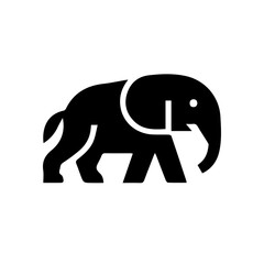 elephant silhouette vector