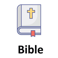 Bible Vector icon which can easily modify or edit