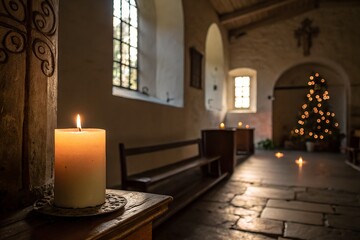candles in church