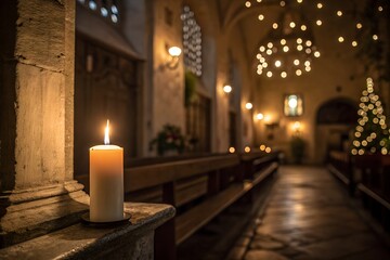 candles in church