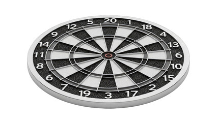 Dartboard Isolated on White Background
