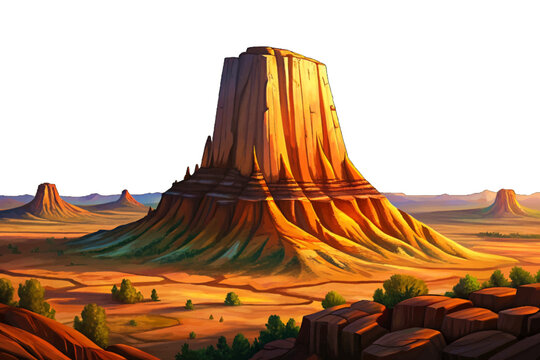 Devils Tower rises as a massive basalt monolith above the plains, holding deep spiritual meaning for Native tribes and representing one of America&rsquo;s most dramatic stone formations