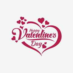 Celebrate love with this elegant Valentine&rsquo;s Day vector design featuring a stylish love shape illustration, perfect for digital art, T-shirts, cards, and romantic graphic projects.