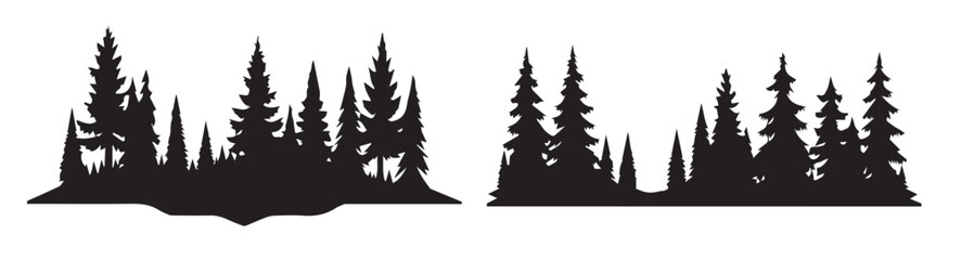 Obraz premium this is a pine tree vector illustration pine tree vector