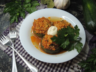 meat with vegetables