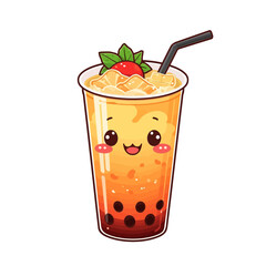 Cute Drink Cartoon Design Very Cool