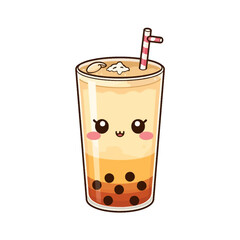 Cute Drink Cartoon Design Very Cool
