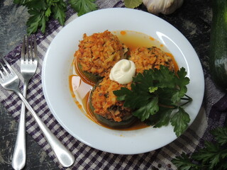 meat with vegetables