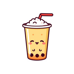 Cute Drink Cartoon Design Very Cool