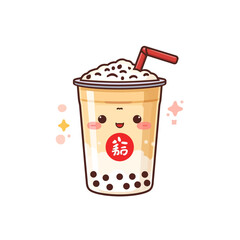 Cute Drink Cartoon Design Very Cool