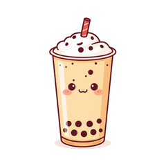 Cute Drink Cartoon Design Very Cool