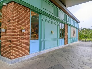 entrance to the house