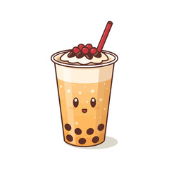 Cute Drink Cartoon Design Very Cool