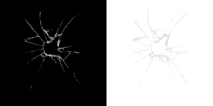
Broken Crystal Glass Effect PNG