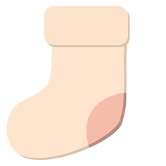 hand drawn illustration of a pair of socks