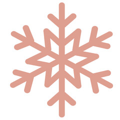 red snowflake on white background