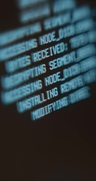 Decoding encrypted data, cyber attack commands