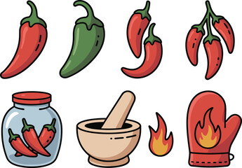 Printing tools illustration, rollers and squeegee set, minimalist printmaking equipment, flat design artwork, linocut brayer tools, graphic arts workshop elements