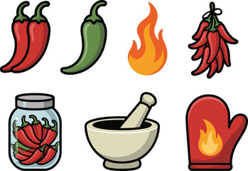 Printing tools illustration, rollers and squeegee set, minimalist printmaking equipment, flat design artwork, linocut brayer tools, graphic arts workshop elements