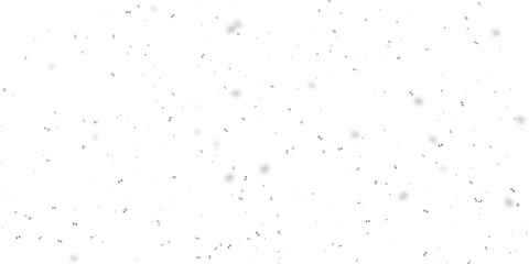 Falling White Confetti Glitter Particles Digital Overlay Effect for Celebrations and Abstract Design