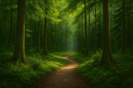 jalan setapak Di Hutan