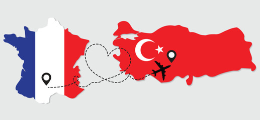 Travel to Turkey by airplane from France