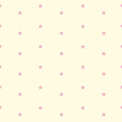 Pastel yellow background with pink star