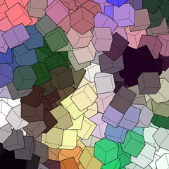 Geometric background. Presentation template. Vector background. Polygonal style. Mosaic. cubes. eps 10