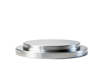 Stainless steel circular display platform for product showing