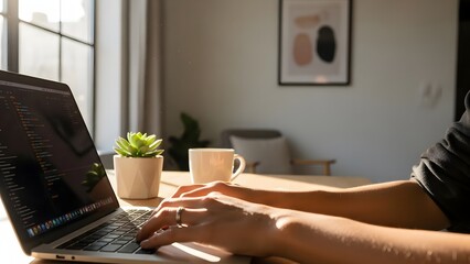 Elegant golden happy new year 2024 greeting card design with abstract geometric accents