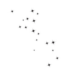 Shooting Stars Over White Backdrop