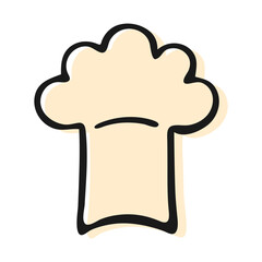 Hand-Drawn Chef Hat Icon