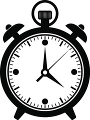 Alarm Clock Stopwatch Time Vector Icon
