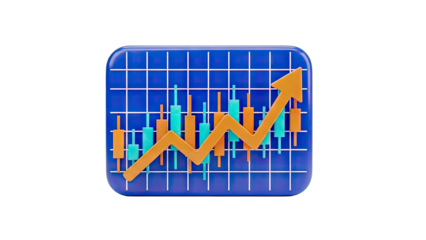 Financial Chart Showing Growth and Success