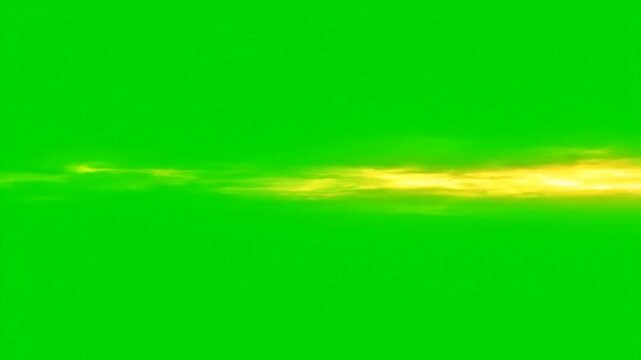 Cinematic fire blast on green screen, intense flame thrower effect for vfx, realistic burning fire stream for video editing and compositing