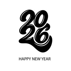 Fototapeta premium Happy New Year 2026