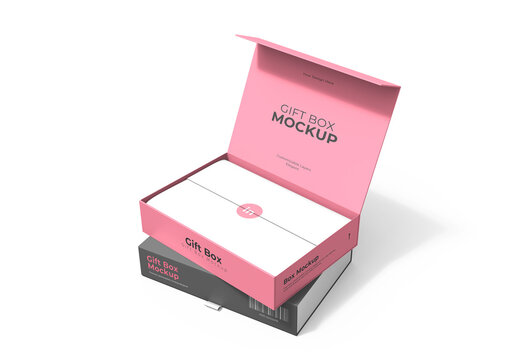 Retail Gift Box Display Mockup