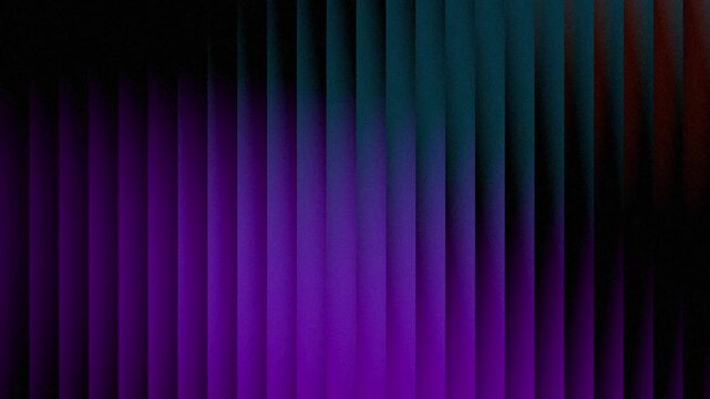 Blue orange and purple light gradient glass strips on abstract background, bright color gradient shape, noise texture poster cover design