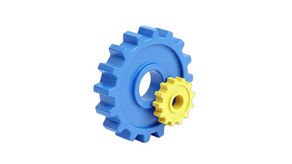Gears Interlocking: Teamwork and Collaboration Concept