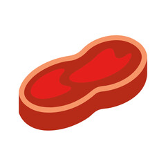 vector clip art steak on white background for web and graphic design