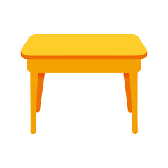 vector clip art table on white background for web and graphic design