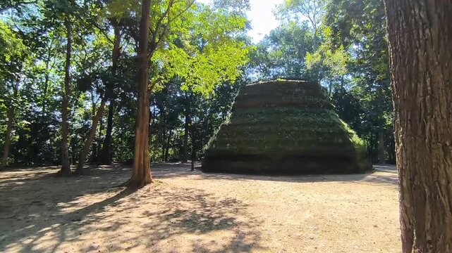 old ancient buddhist pagoda temple in Thailand