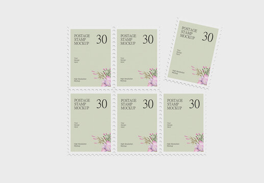 Postage Stamp Mockup Collection
