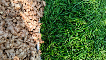 Fresh winter vegetables of India.