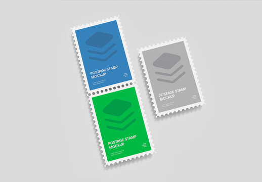 Postage Stamp Mockup