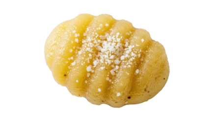 Single potato gnocchi with grated cheese topping pasta