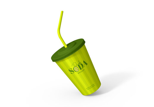 Drinks Soda Cup Mockup