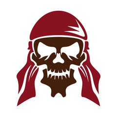 Pirates skull logo icon